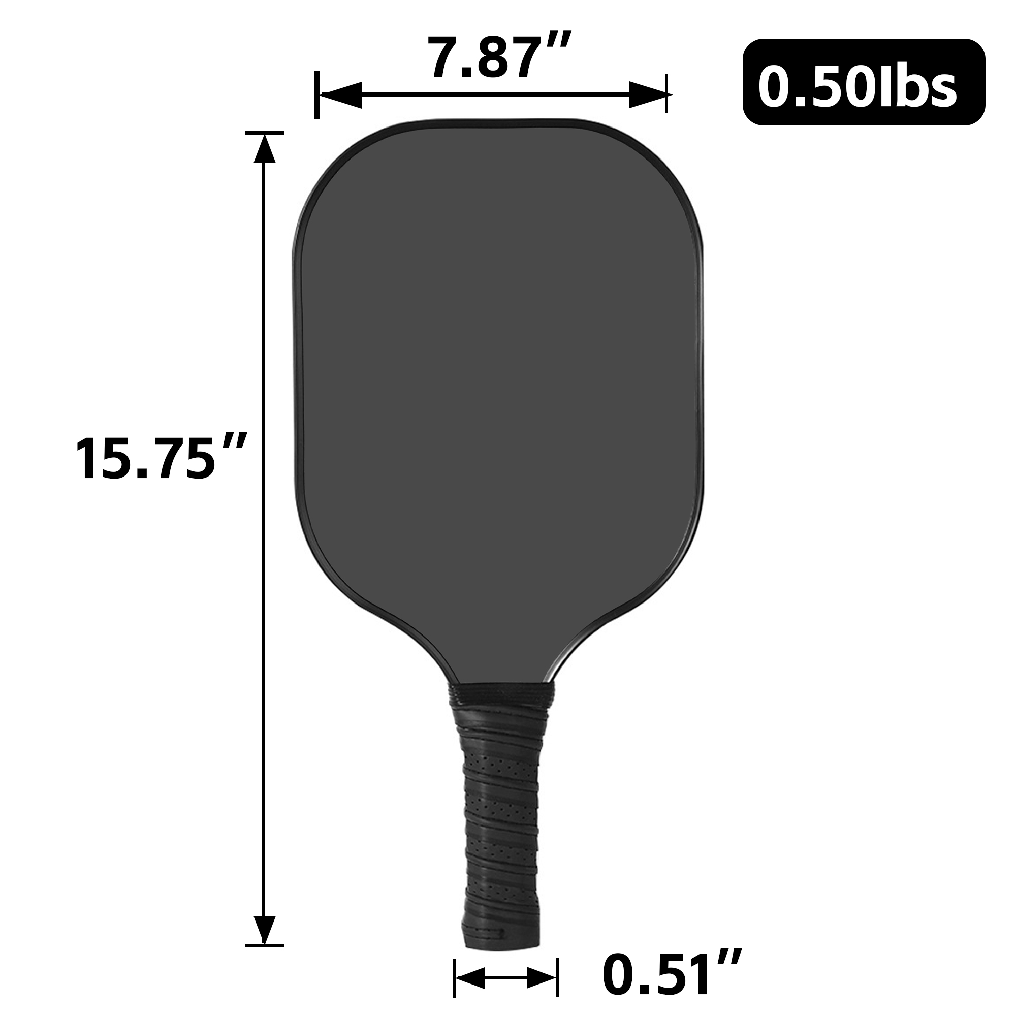 Fiberglass Pickleball Set 2 Paddles 4 Balls Bag 4
