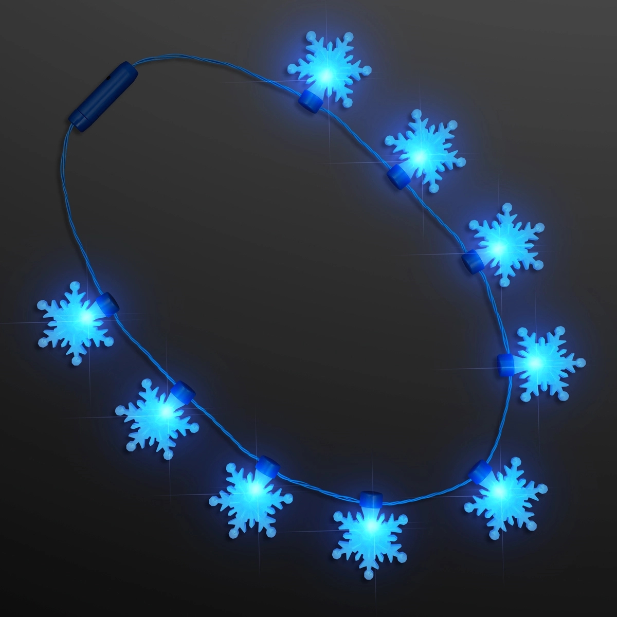 LED Snowflakes String Lights Necklace 3