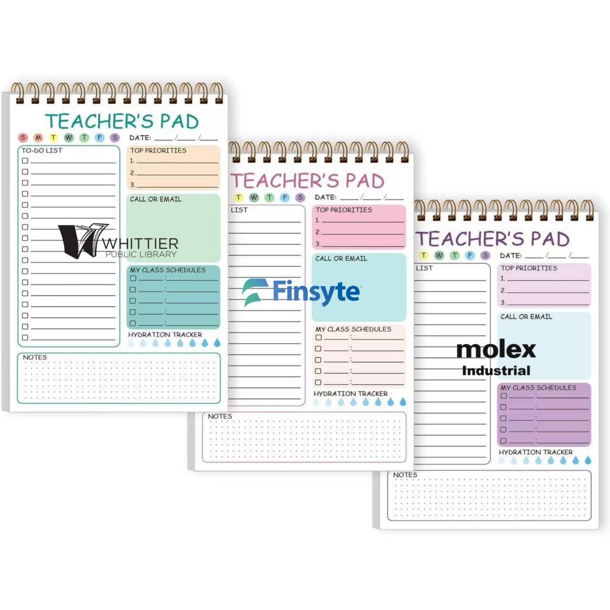 50 Sheets Teacher To Do List Notepad