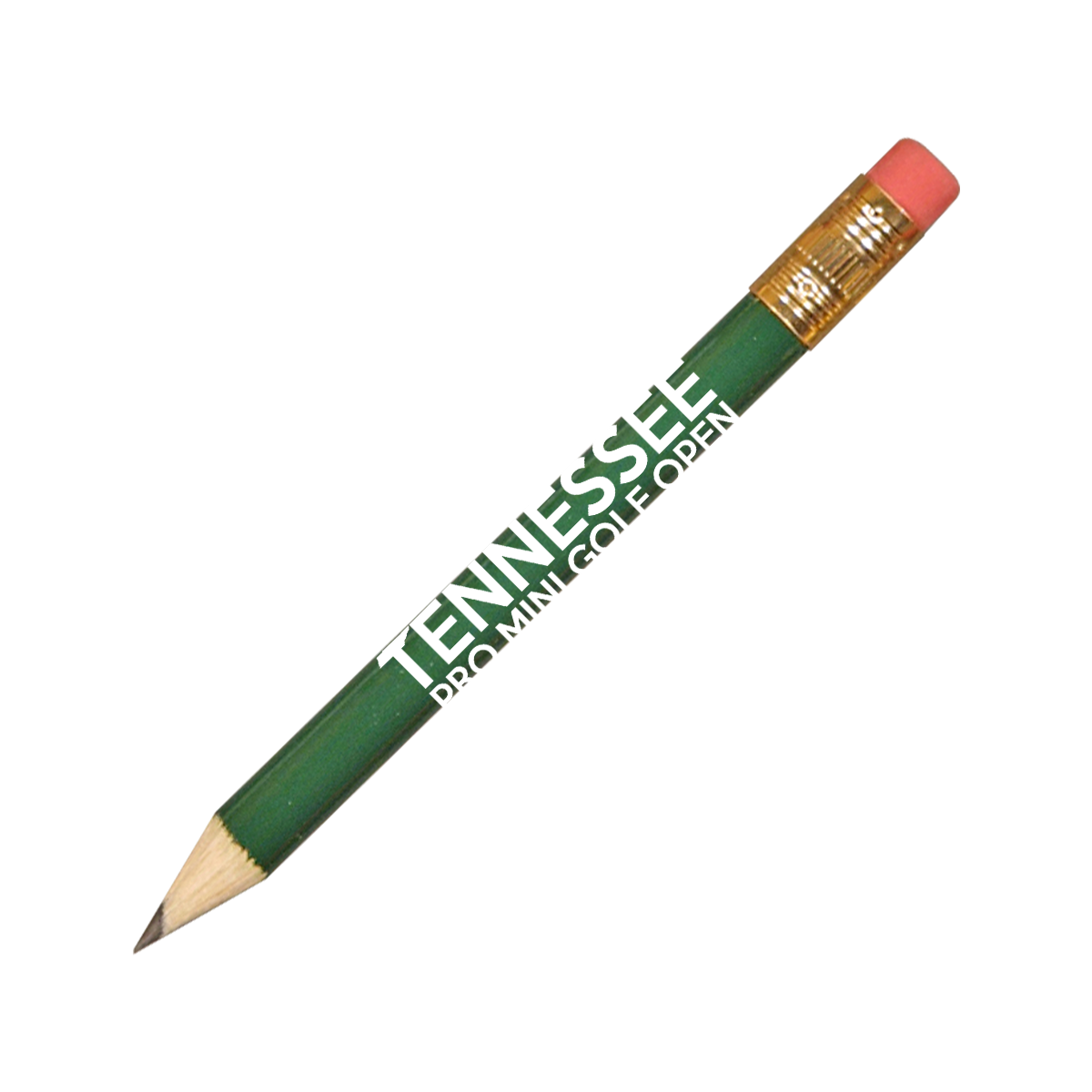 Round Golf Pencil with Erasers 7