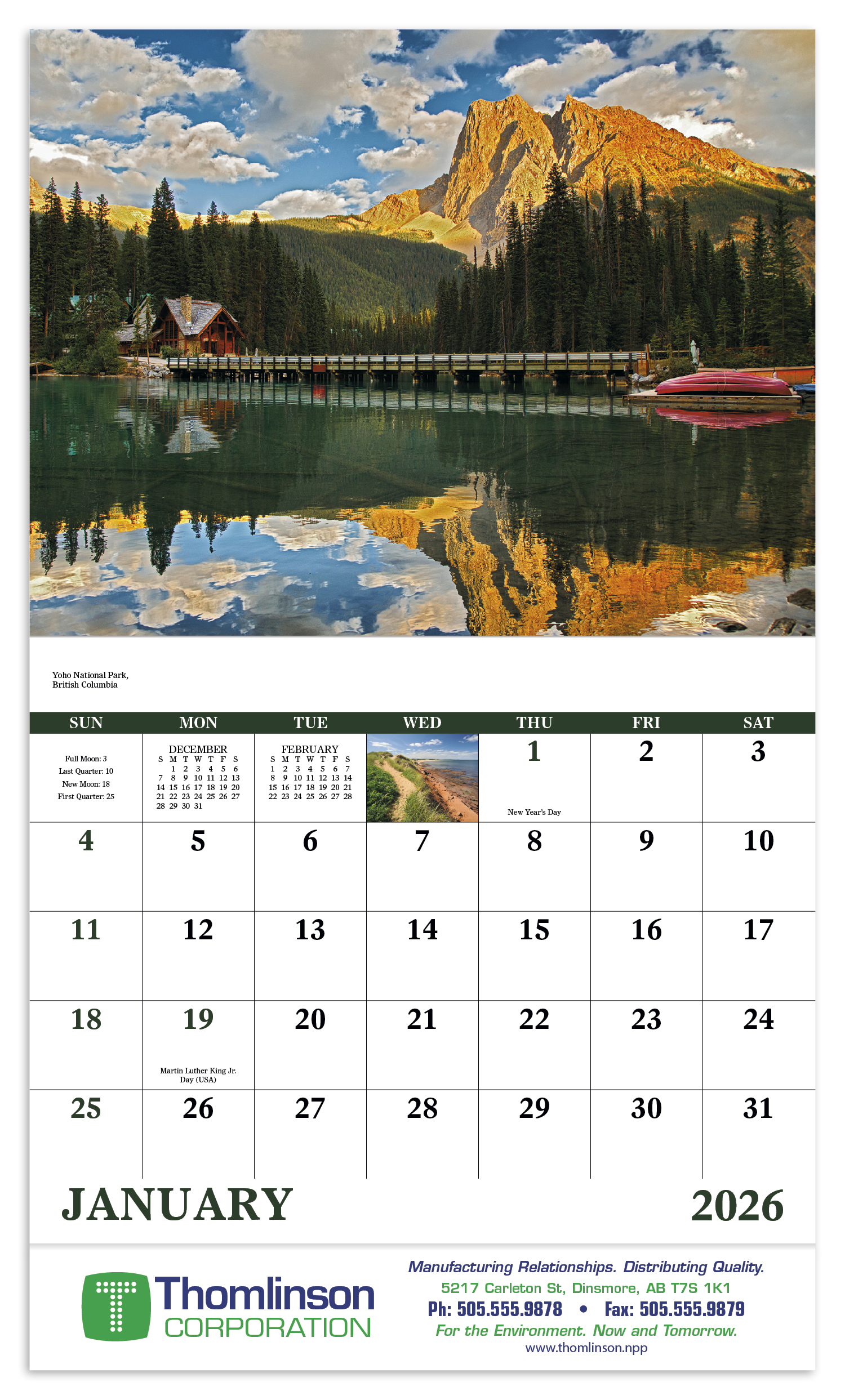 Good Value™ Canadian National Parks - Stapled Calendar 24