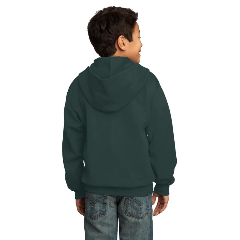 Port & Company - Youth Core Fleece Full-Zip Hooded Sweatshirt. 44