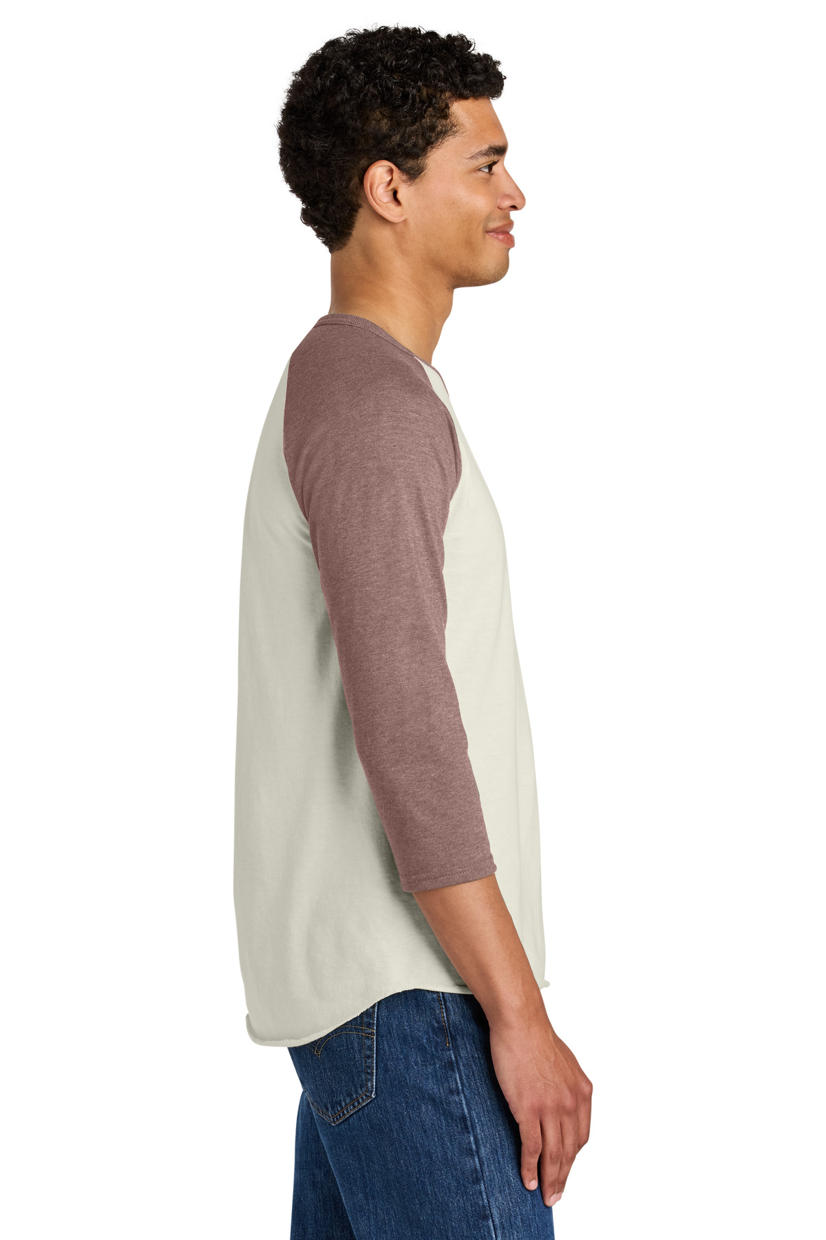 Jerzees Unisex Premium Blend Combed Ring Spun 3/4-Sleeve Raglan 560R 33