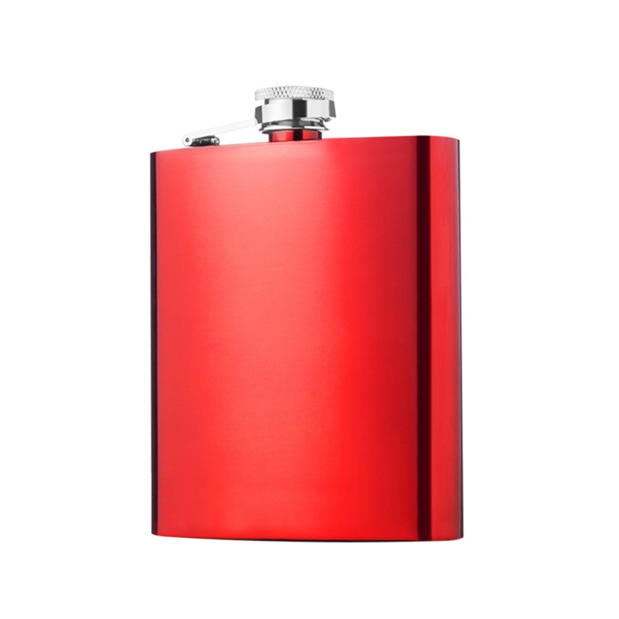 Stainless Steel Pocket Flask With Captive Top 6 Oz 5