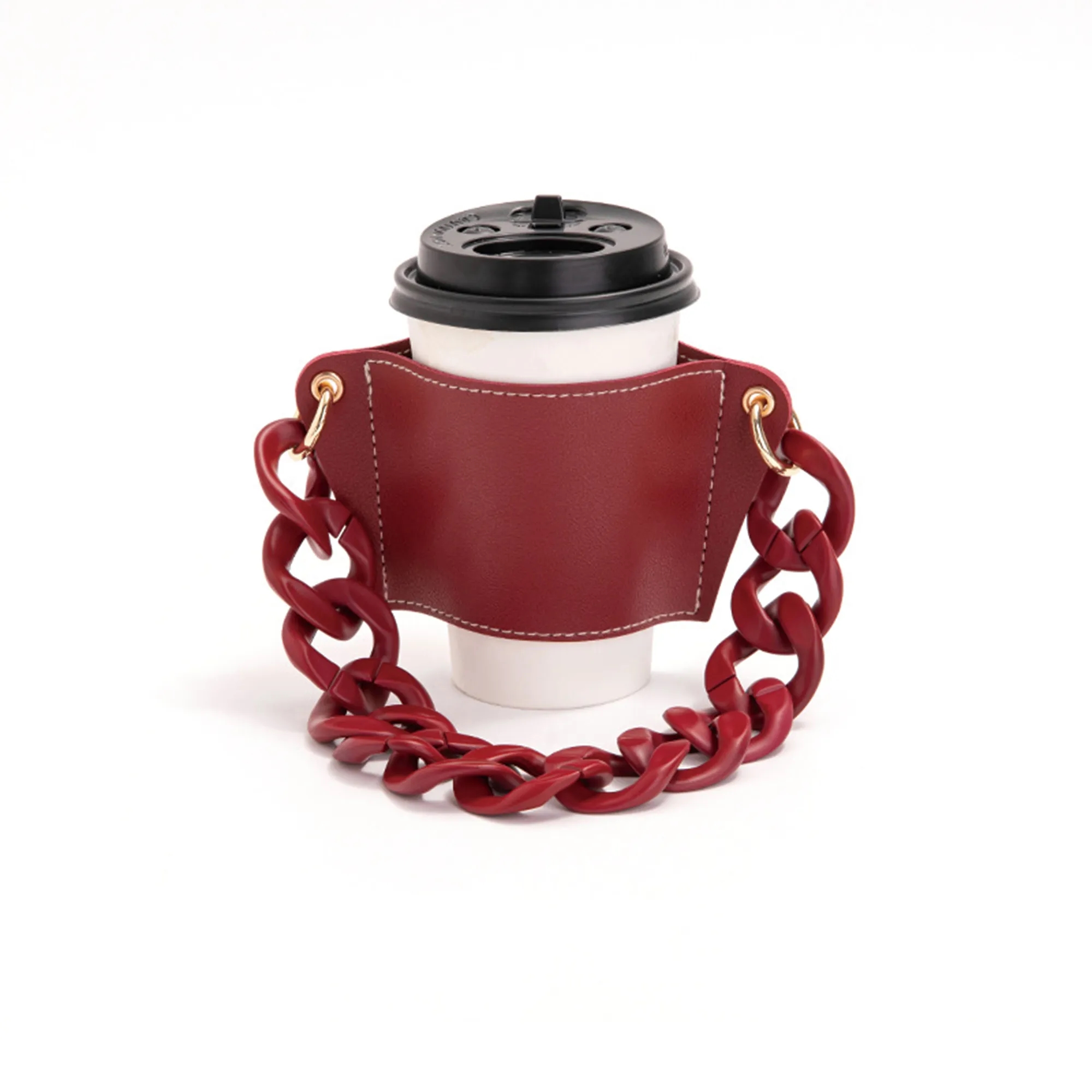 PU Removable Chain Cup Sleeve 12