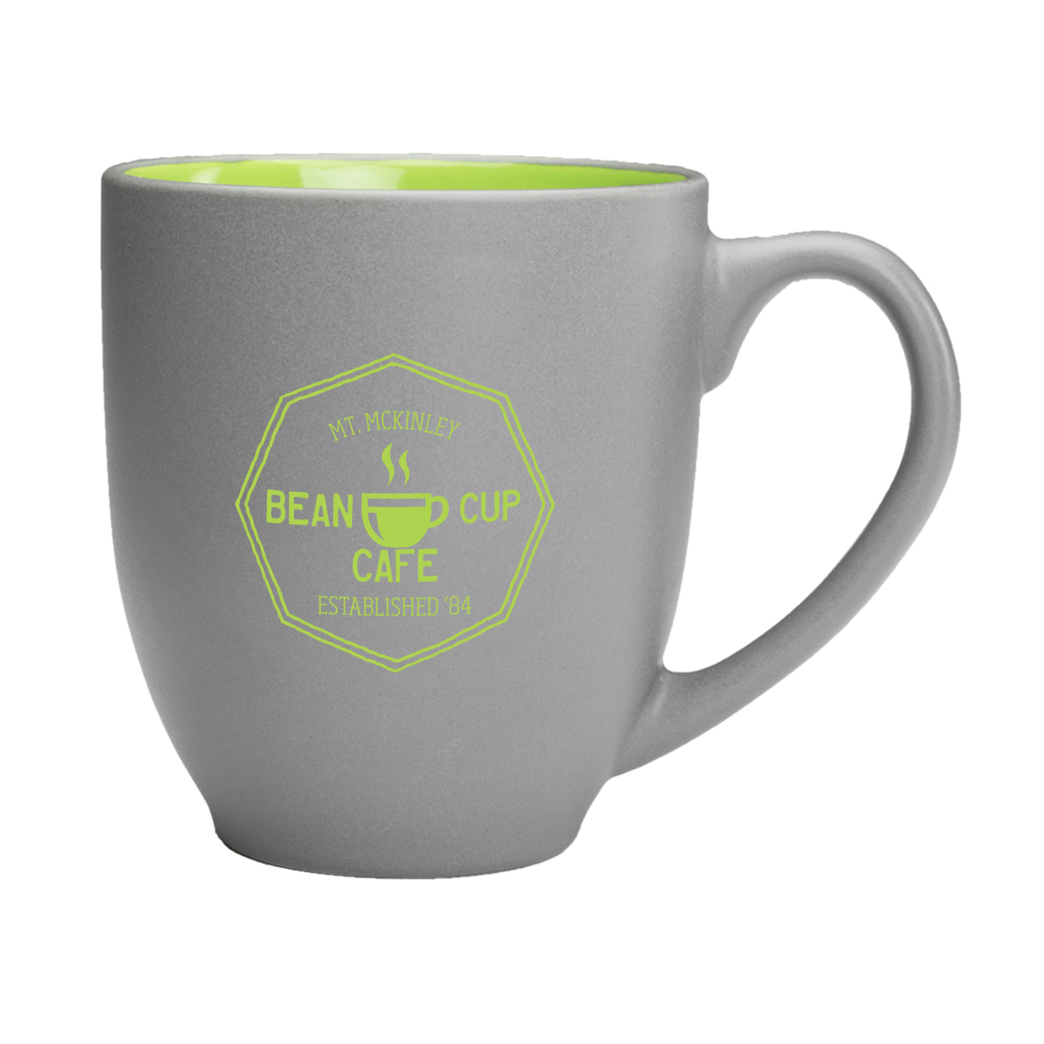 16 oz. Two Tone Ceramic Mug (1 Color Imprint) 3