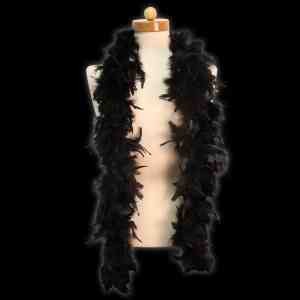 Black Adult Size Feather Boa 3