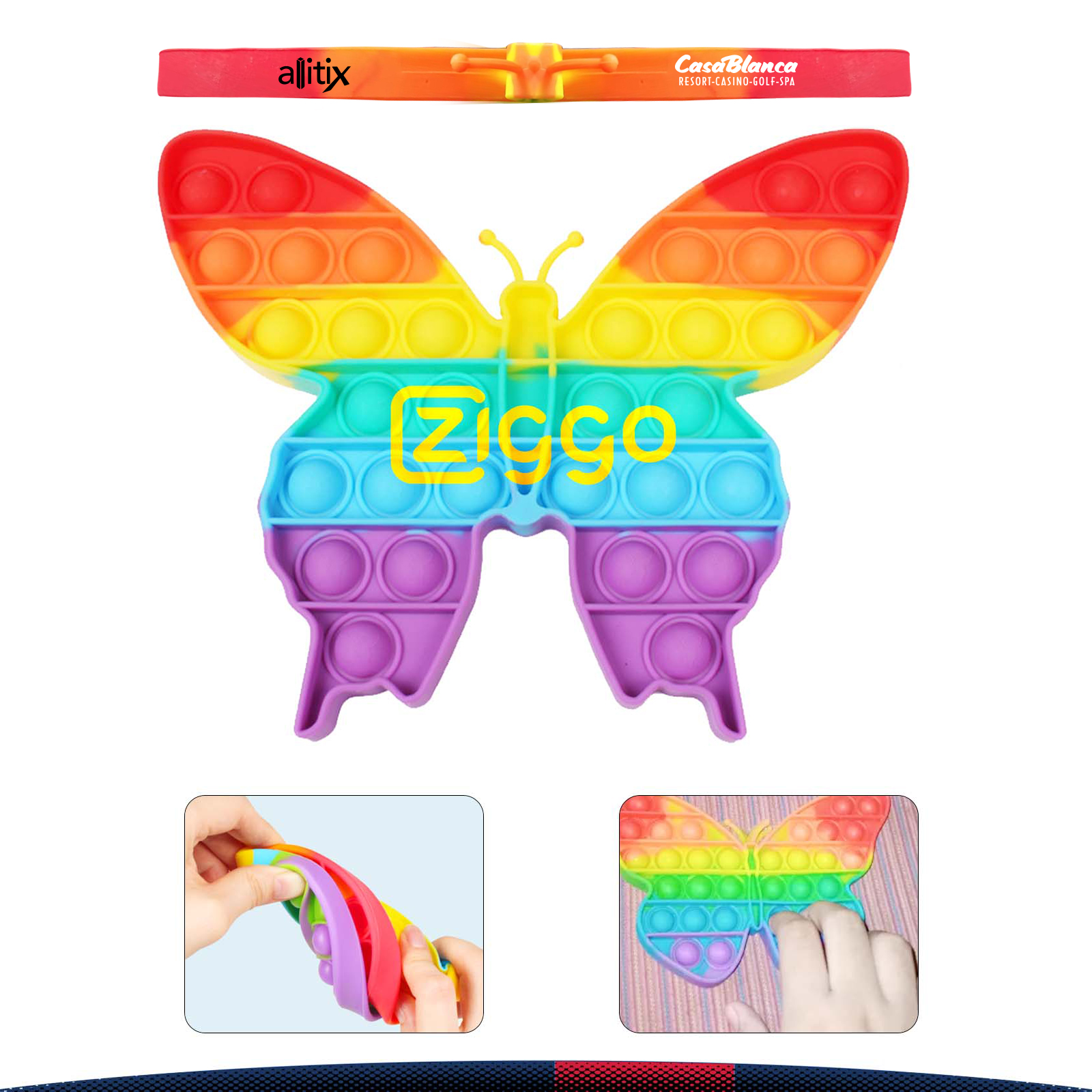 Morh Rainbow Push Pop Bubble Toy 2