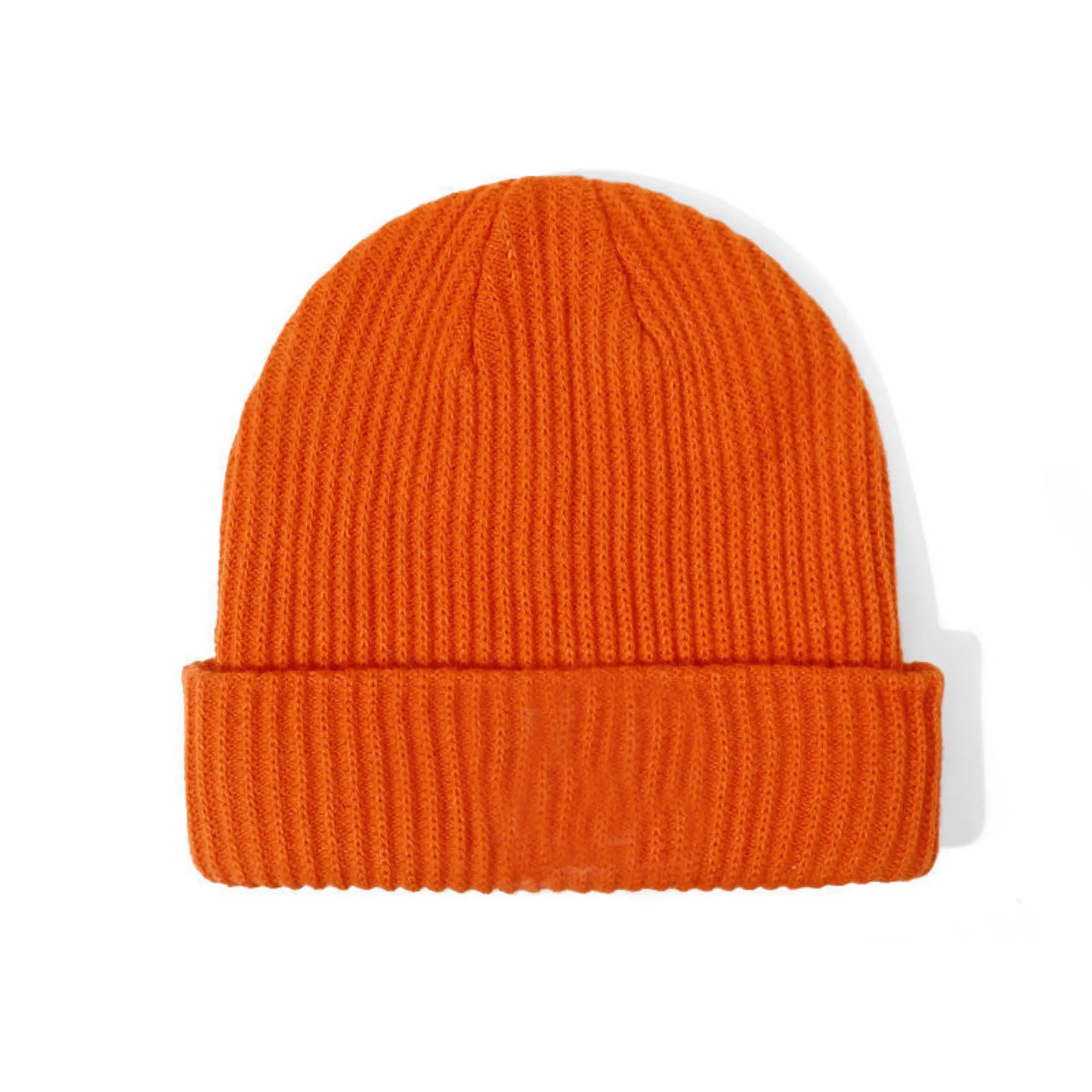 Unisex Warm Winter Hats Acrylic Knit Cuffed Beanie 7