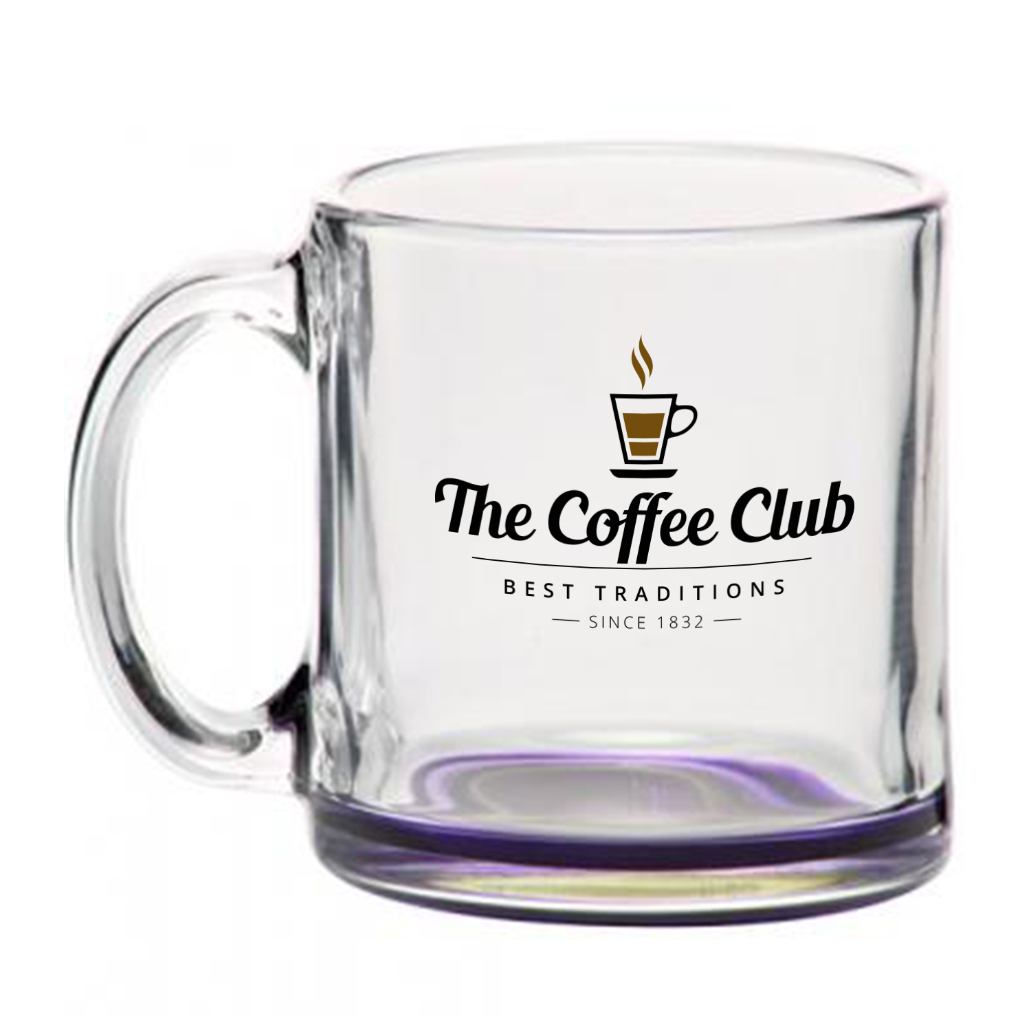 13 oz. Kona Glass Coffee Mug (2 Color Imprint) 7