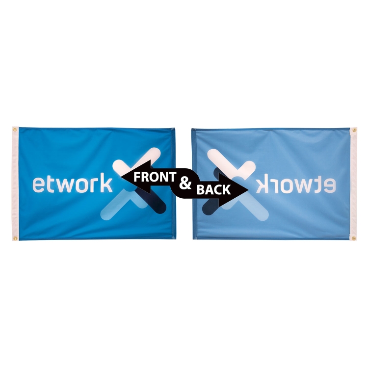 2' x 3' Polyester Flag Single-Sided 7