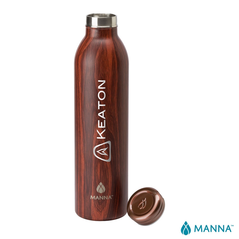 Manna™ 20 oz. Retro Stainless Steel Water Bottle