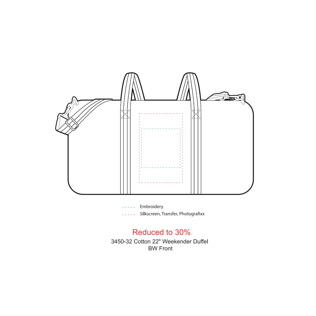 Barrel 12oz Cotton Canvas 22" Weekender 32