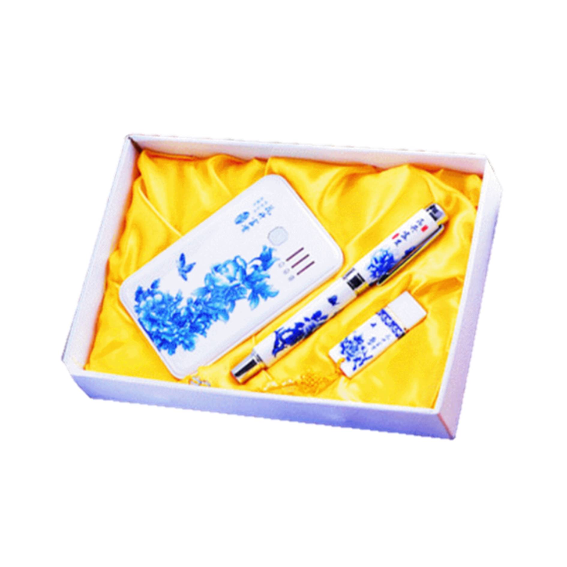 Business Gift Pack Usb Drive Power Bank Pen Chinese Style 1
