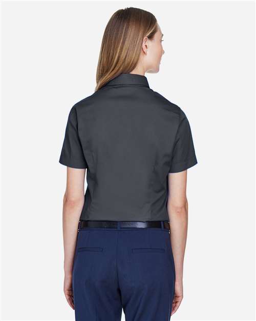 Women's Optimum Short Sleeve Twill Shirt - 78194 17