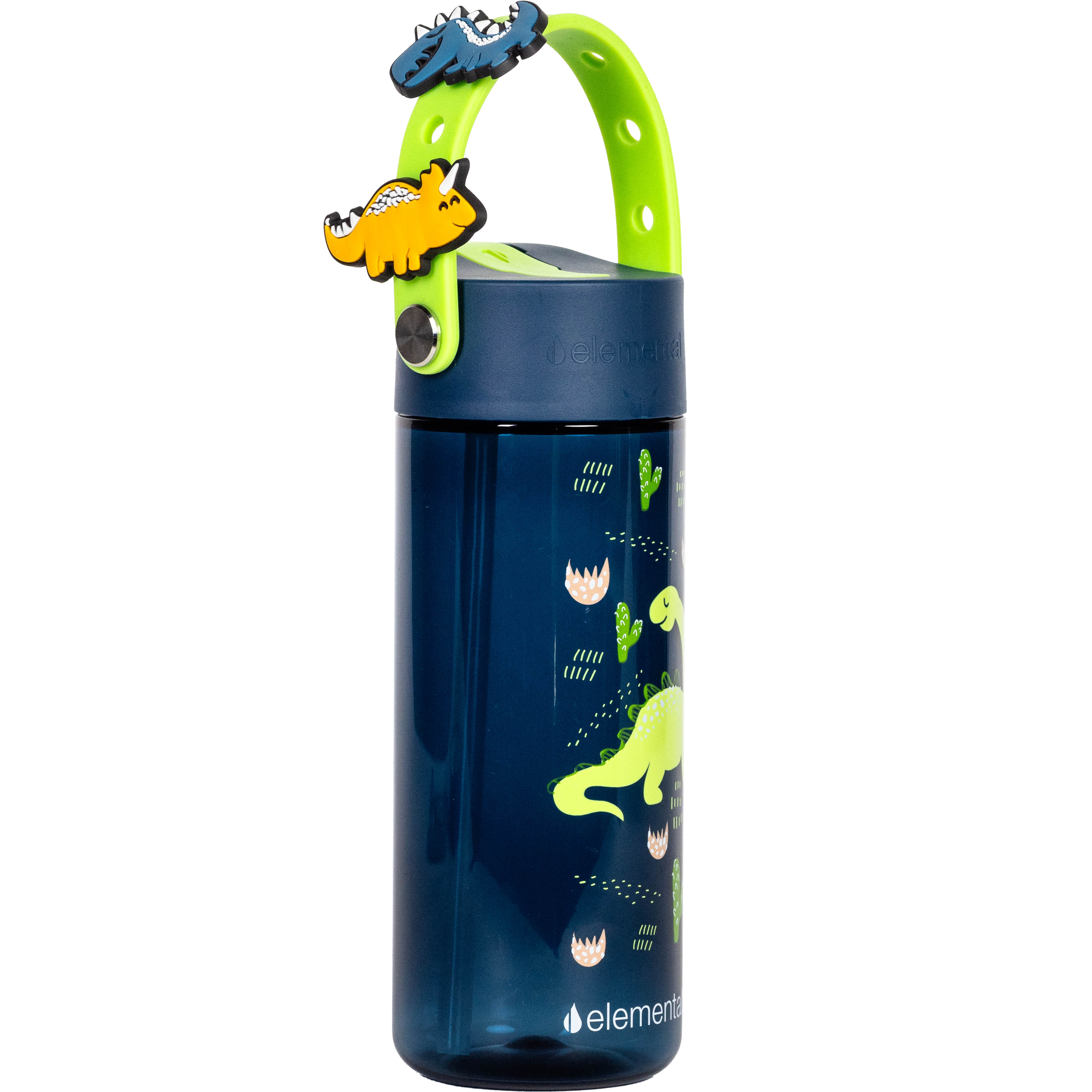 Elemental® Splash Charm 18oz Tritan Water Bottle - with Drinking Spout and Straw 38