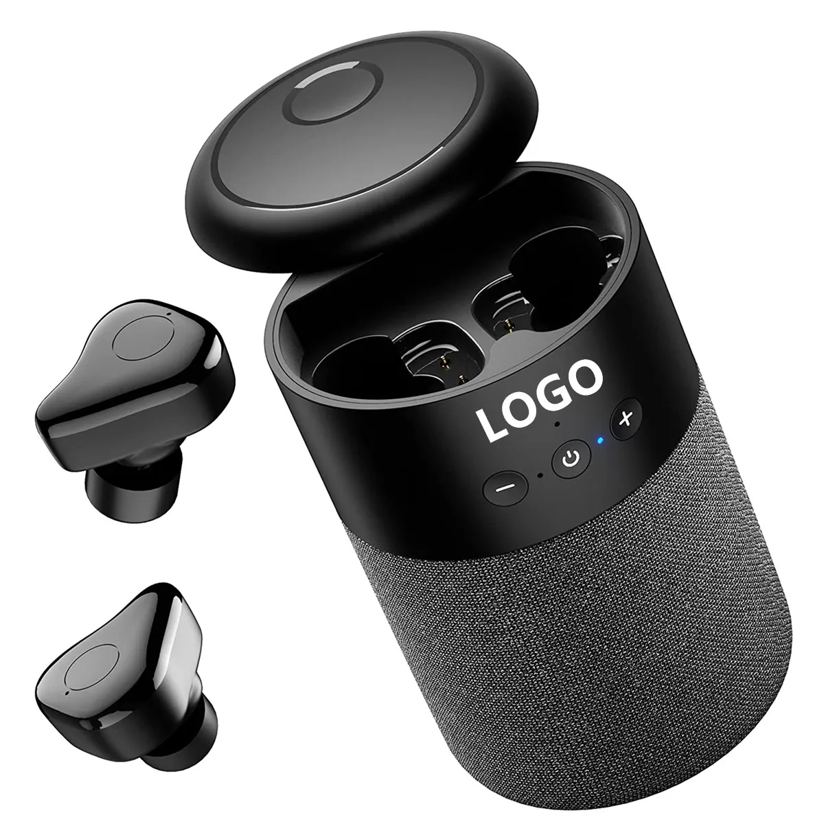 2 in 1 Bluetooth Speaker with Earbuds 4