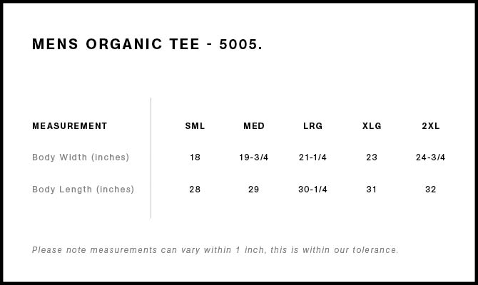 Organic Tee | 5005 15