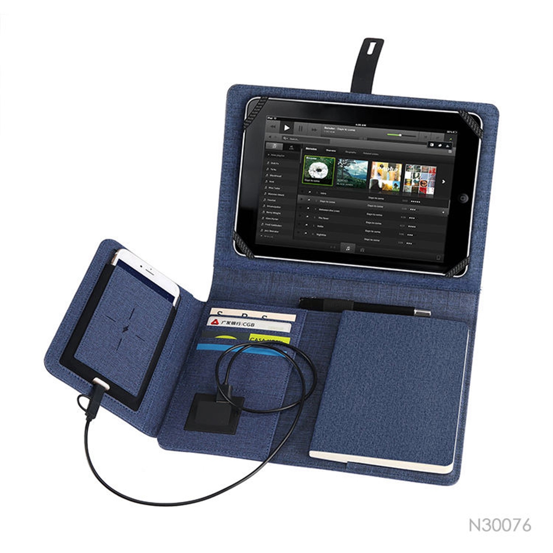 Multifunctional A5 Notebook with 6000 mAh Power Bank 11