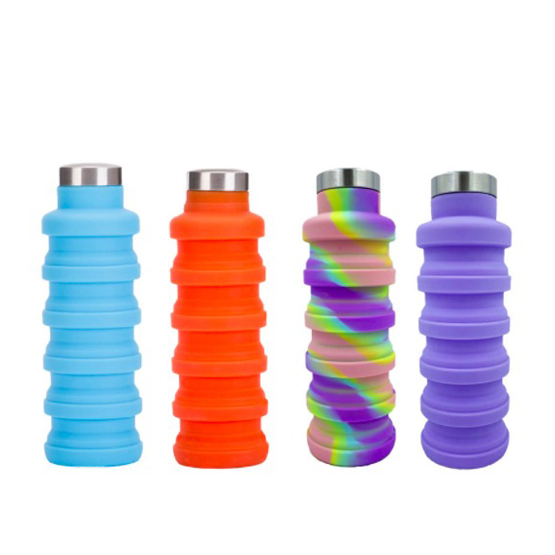 silicone steel cup with stain steel cover 4