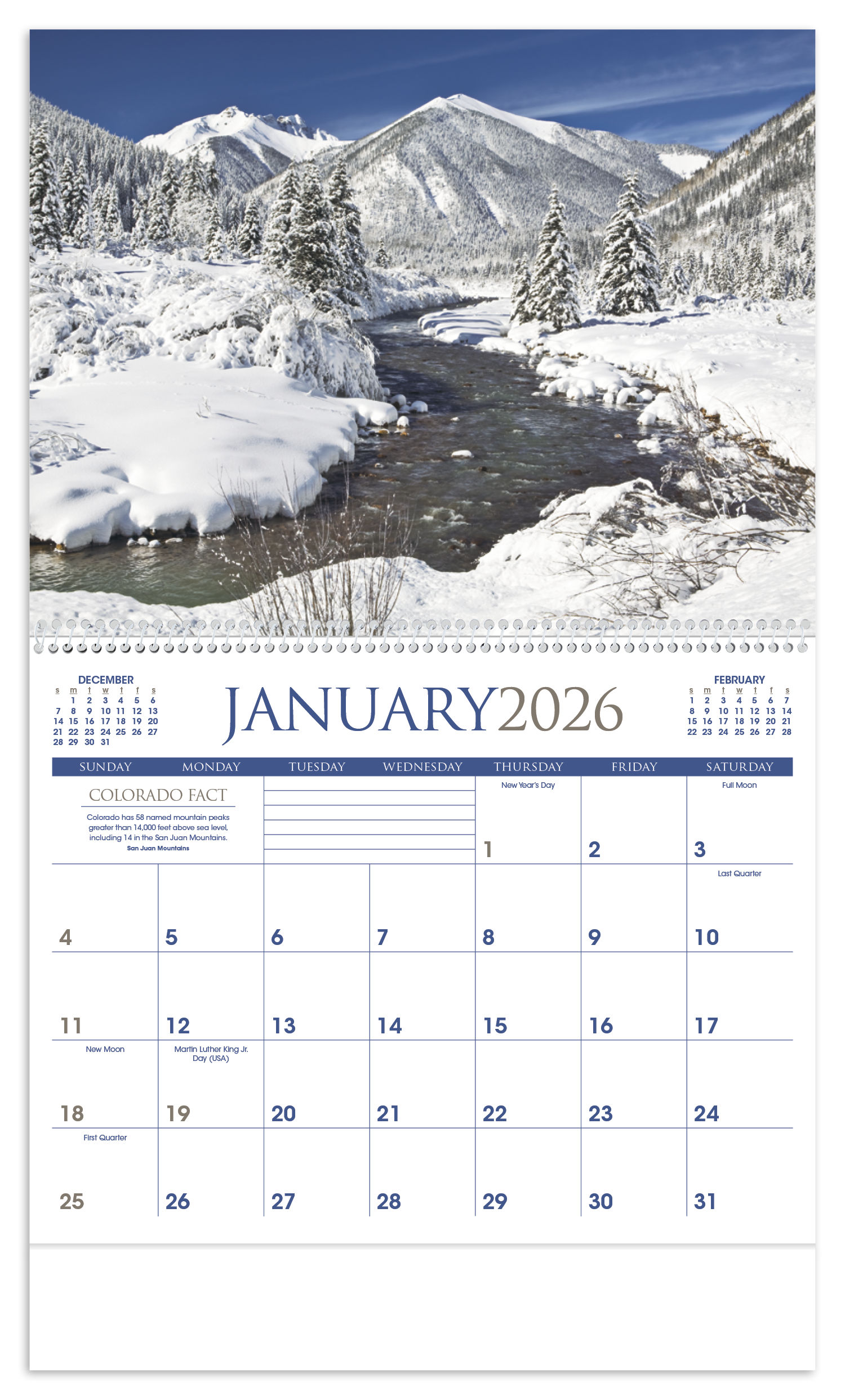 Triumph® Calendars Colorado Calendar 1
