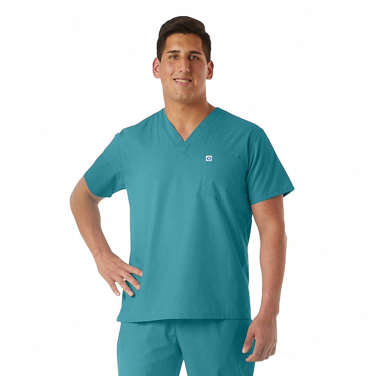 UltraSoft Unisex V-Neck 1-Pocket Scrub Top 11