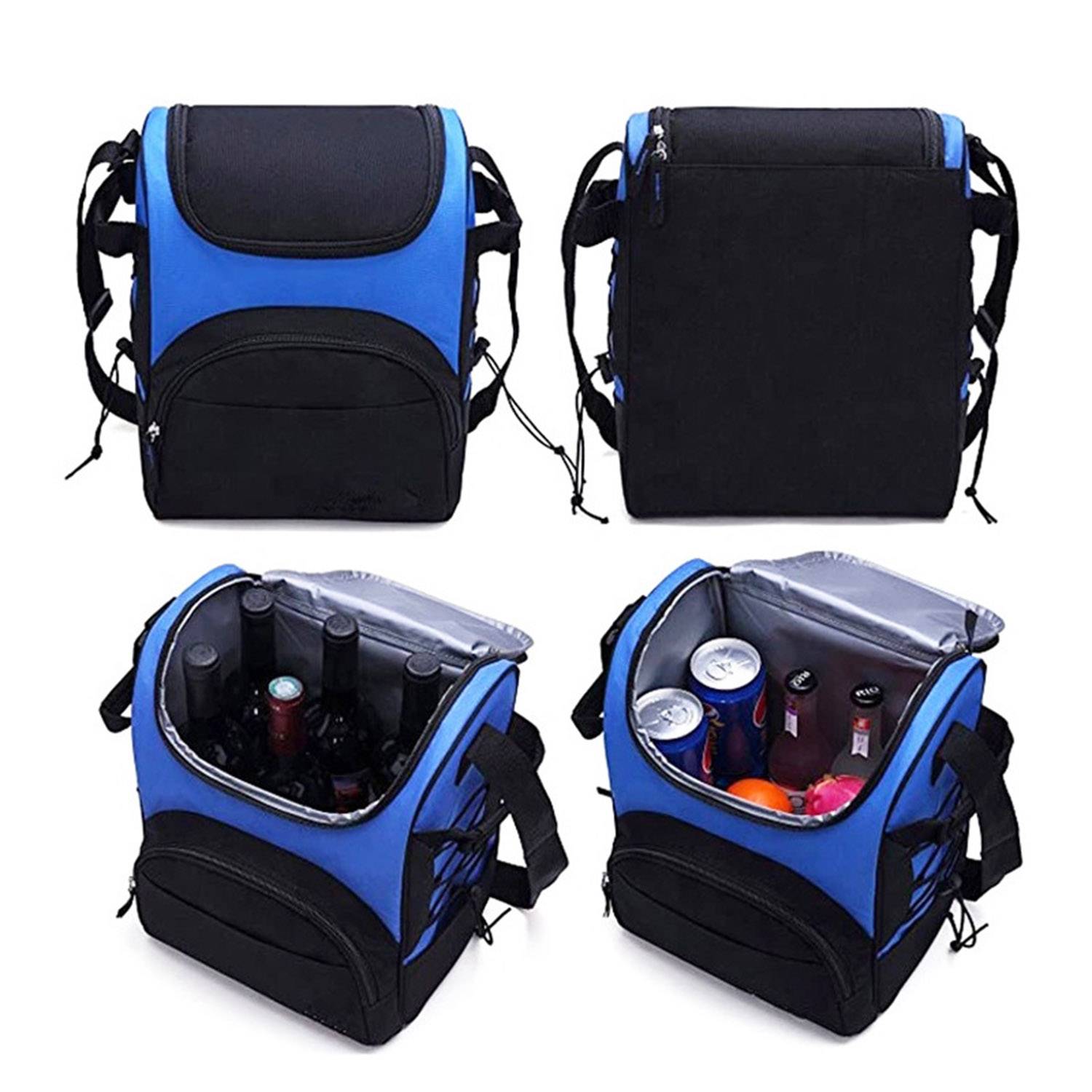 Multi Compartment Portable Thermal Cooler Insulated Bag 5