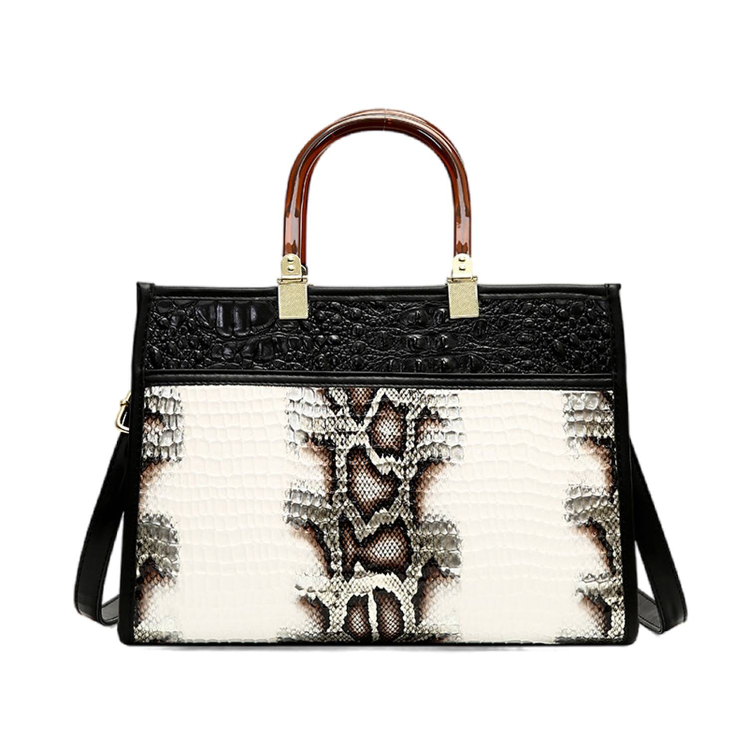 PU Leather Leopard Tote Crossbody Bag 3