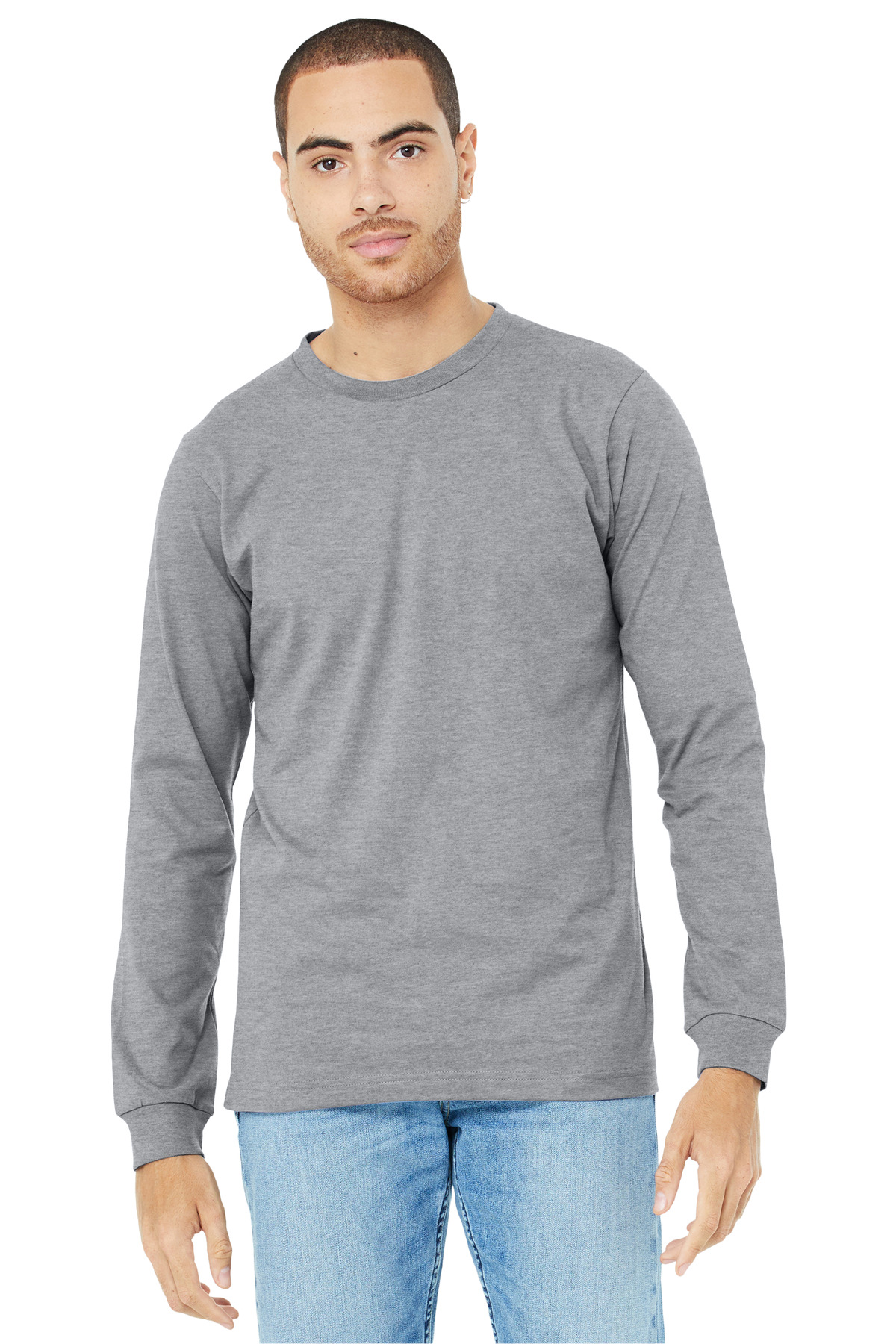 BELLA+CANVAS Unisex Heather CVC Long Sleeve Tee BC3501CVC 80