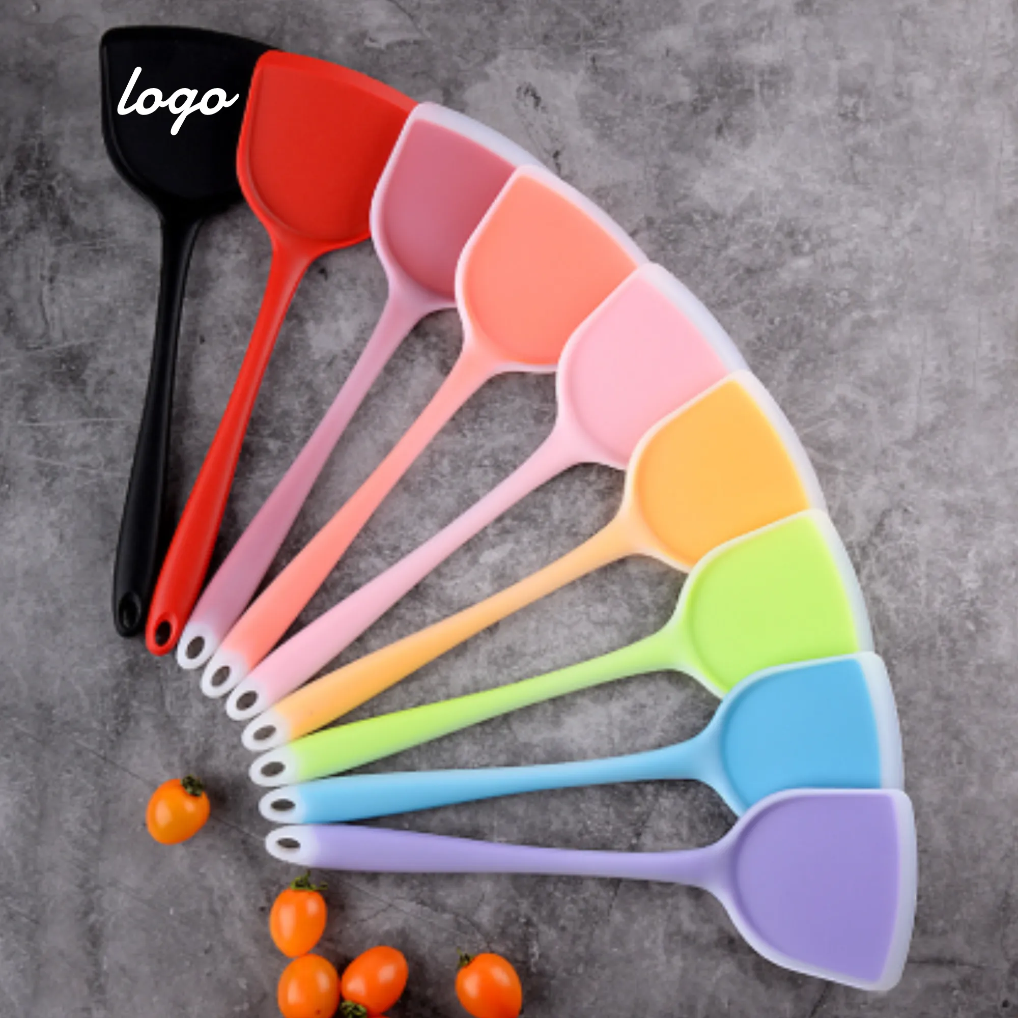 Colorful Food - grade Silicone Custom - Logo Spatulas