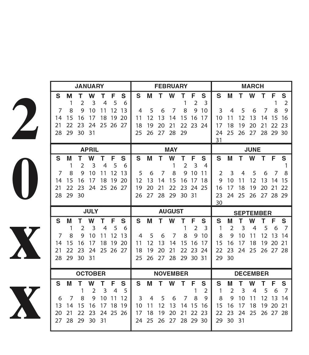 Good Value™ 20 Mil Calendar Magnet 11