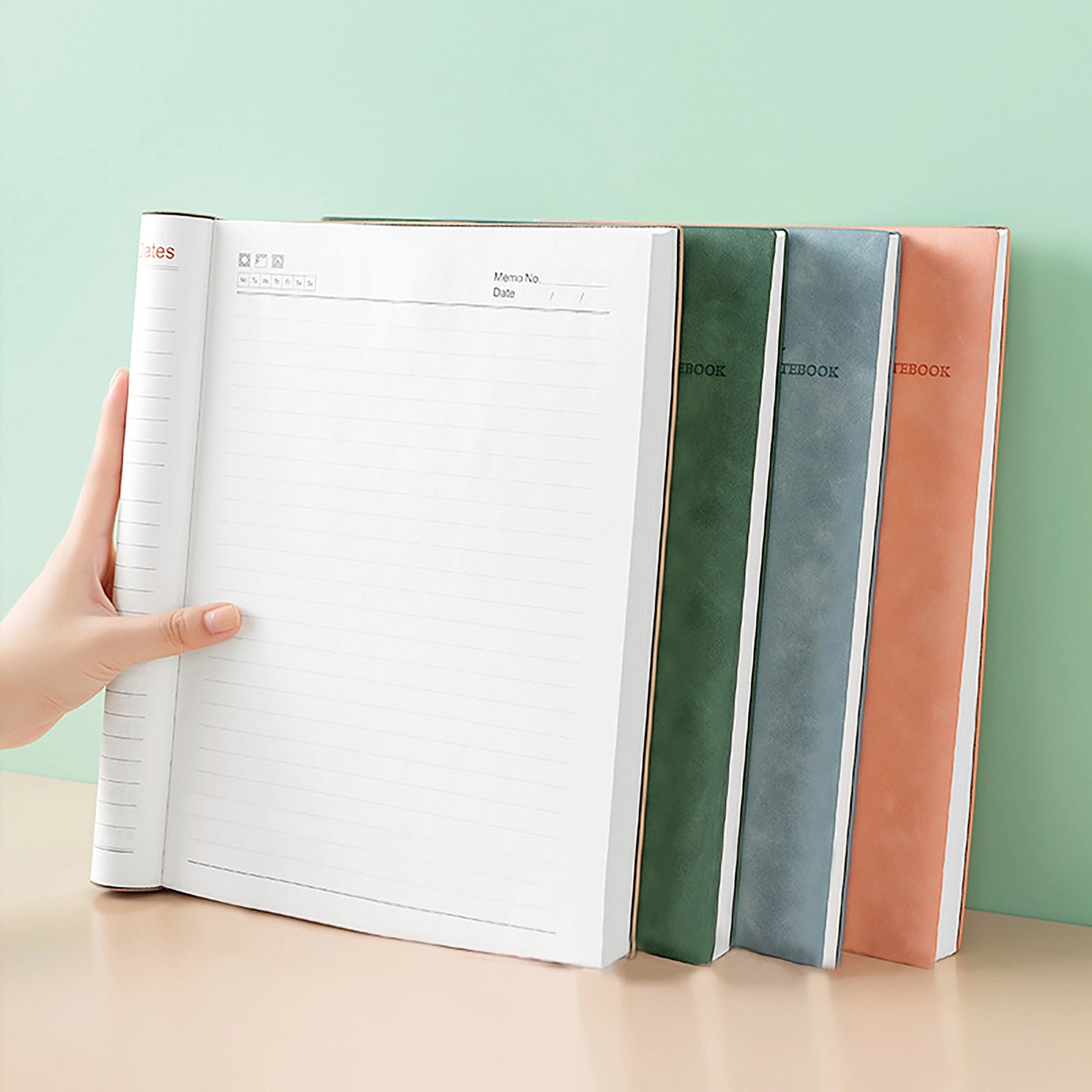 A4 Home Office Diary Sketchbook Leather Soft Cover 2