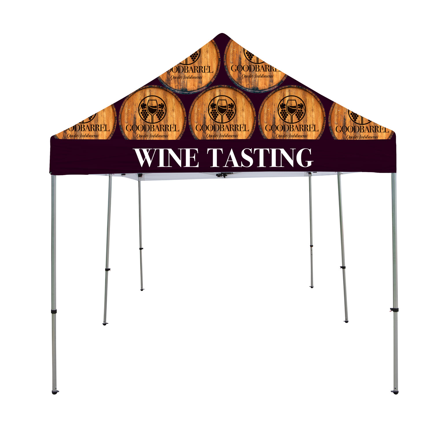 10' x 20' Premium Gable Tent Kit (Dye Sub Full-Color Full-Bleed) 4