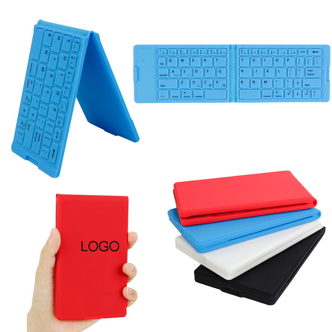Bluetooth Folding Keyboard Full Size Pocket 1