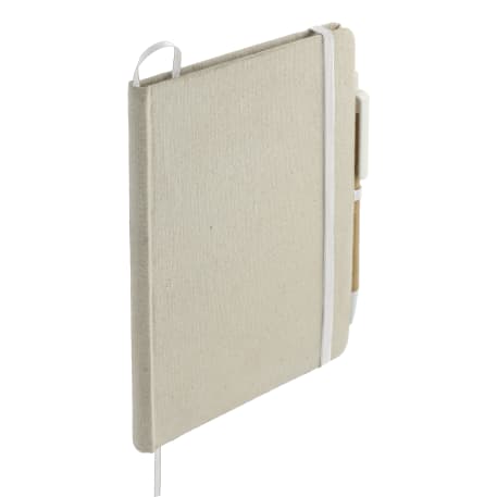 5" x 7" Organic Cotton Bound Notebook w/Pen 11