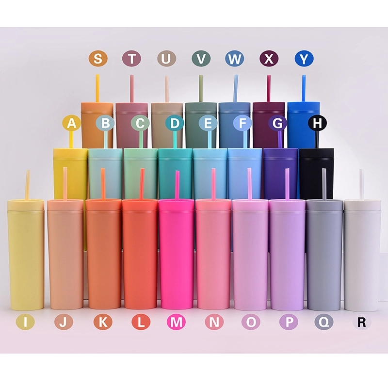 Tumblers with Lids and Straws 2