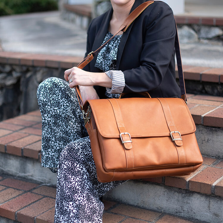 Jefe - Leather Messenger Brief Case 5
