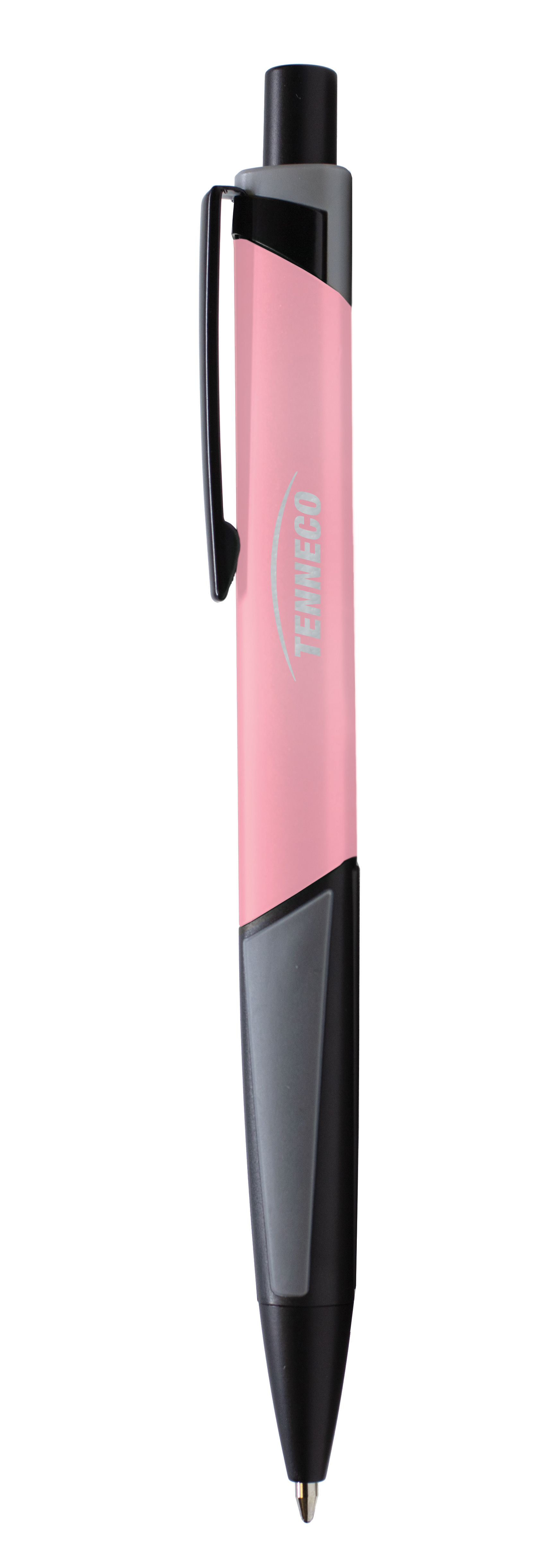 Metal Triangular Retractable Ballpoint Pen with Finger Grip