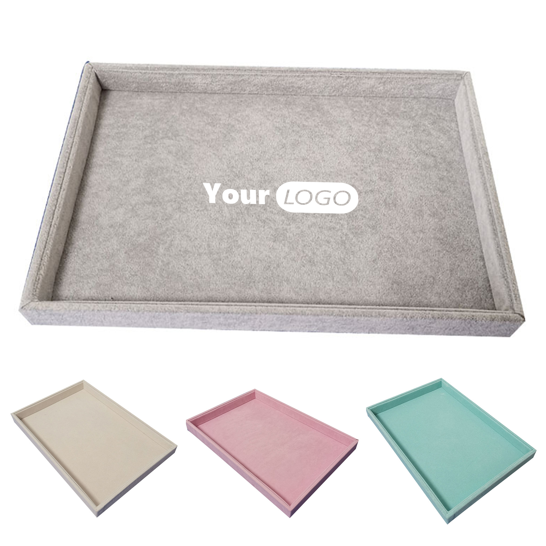 Fleece Large Capacity Glasses Storage Box 1