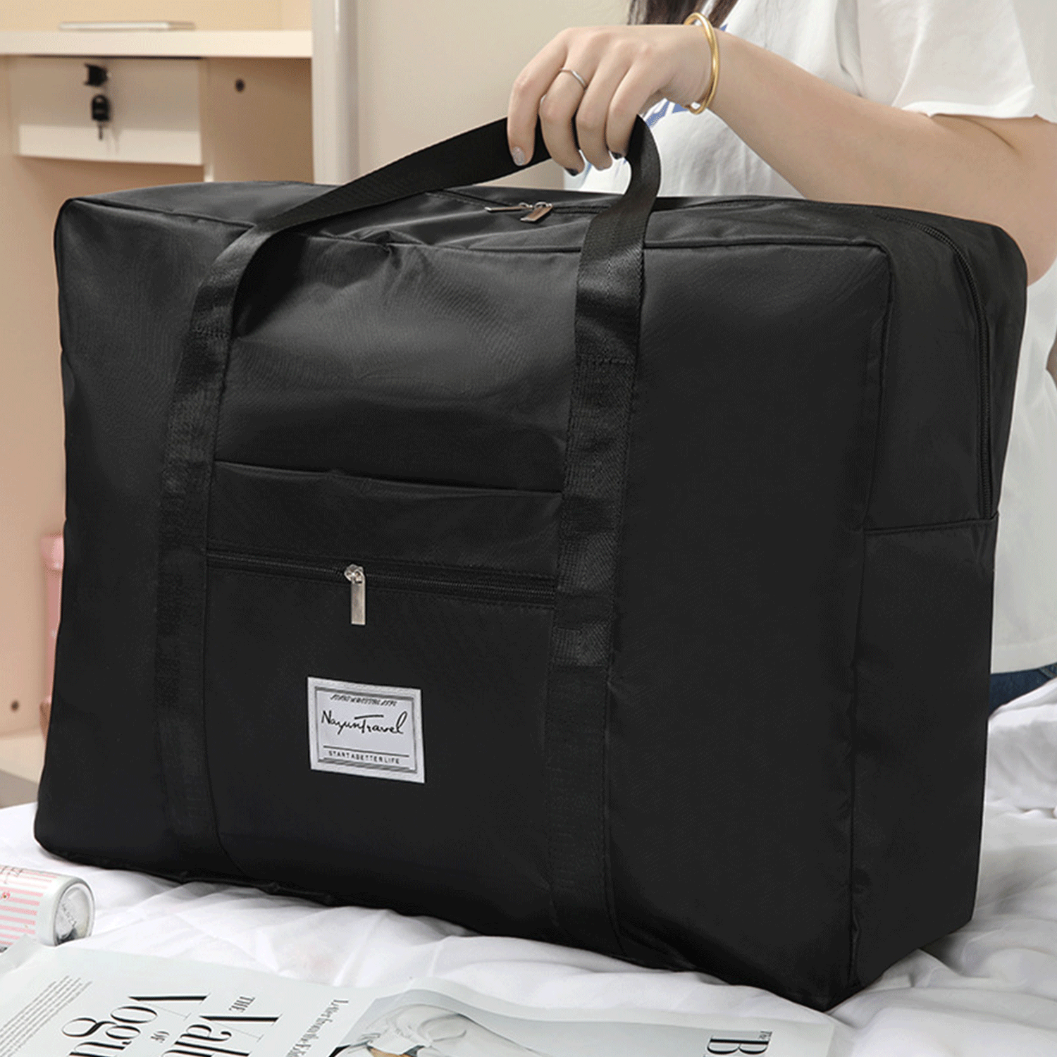 High Capacity gym trip daily use Oxford Cloth Duffel Bag 3