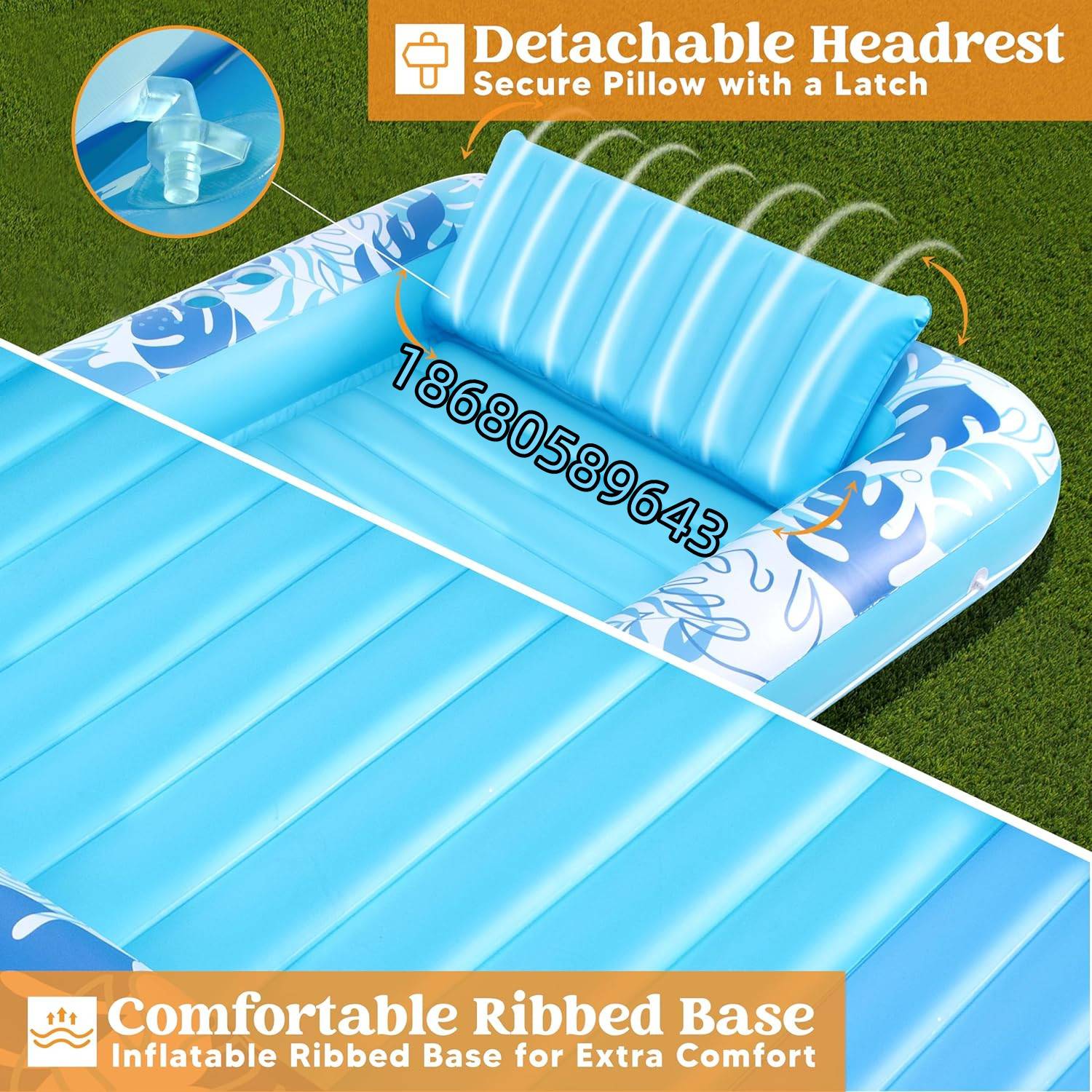 Inflatable Tanning Pool Lounger Float 3
