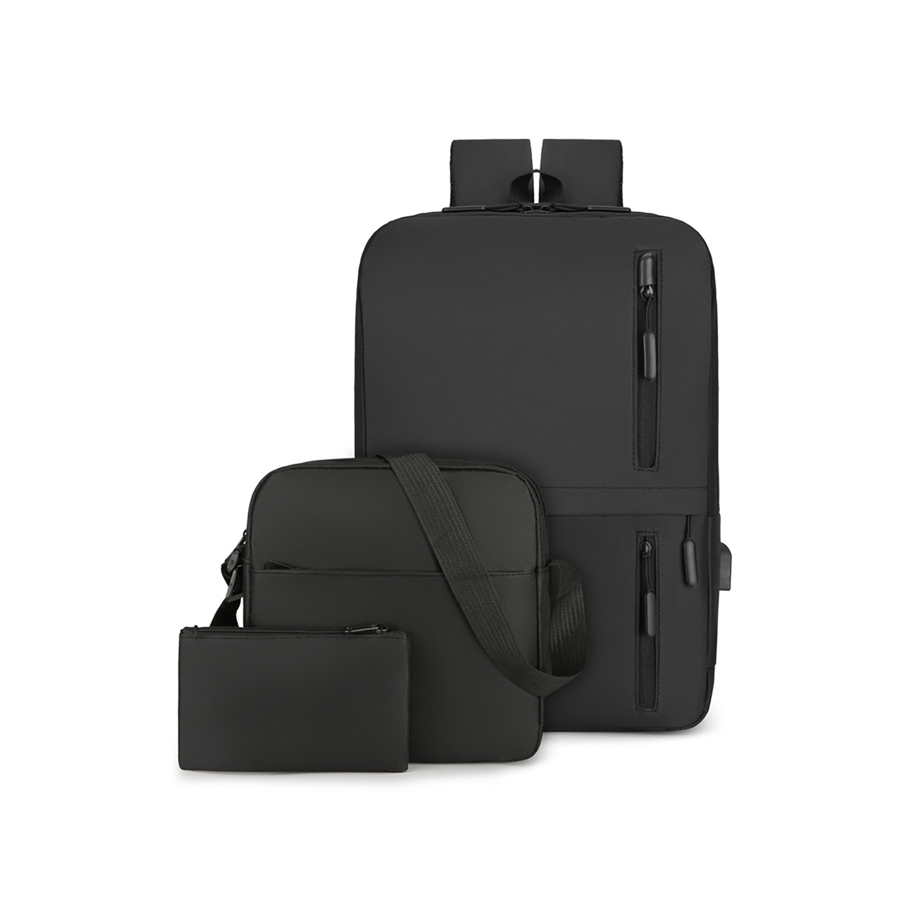 Backpack Crossbody Makeup Bag Set 3