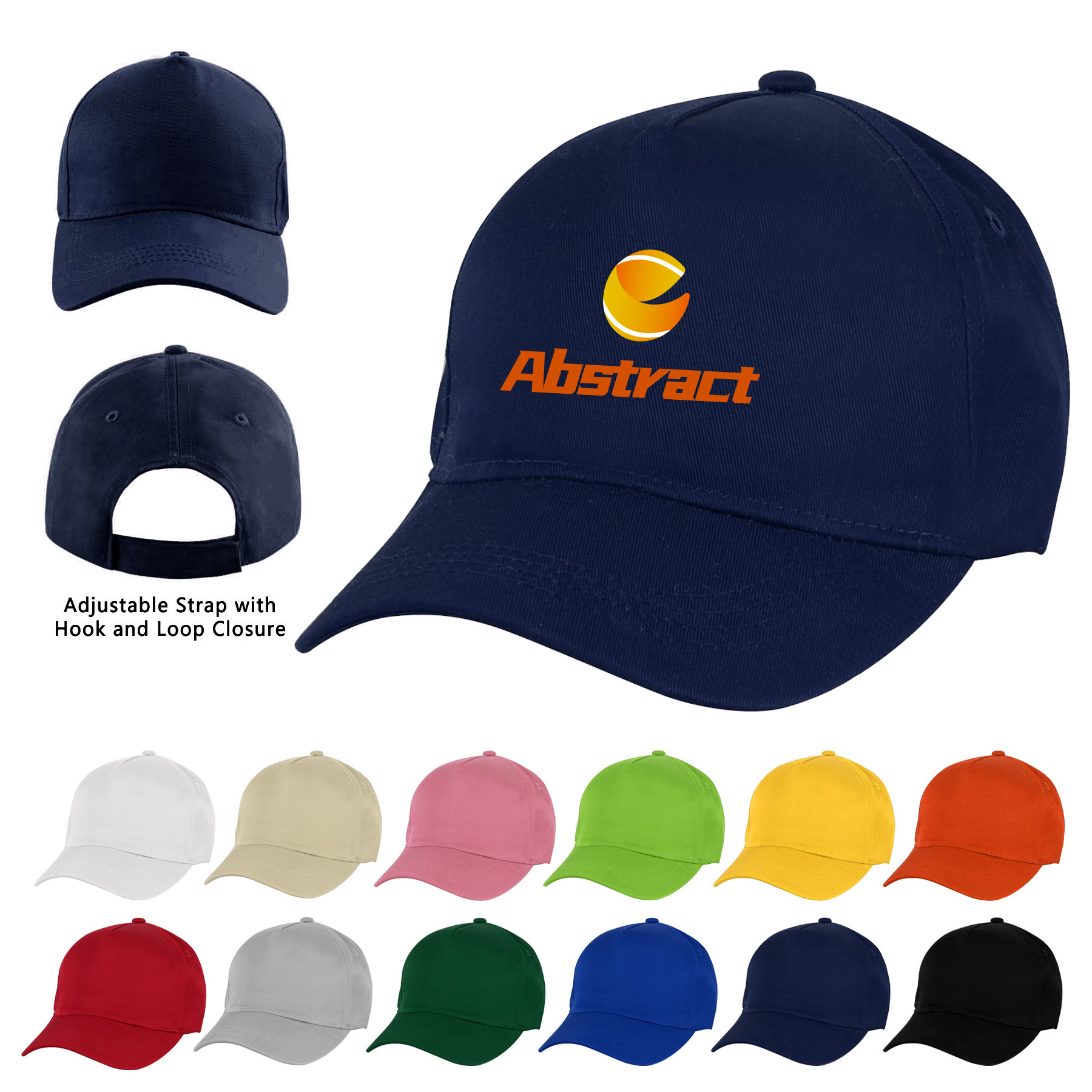 5 Panel Cotton Polyester Cap 5