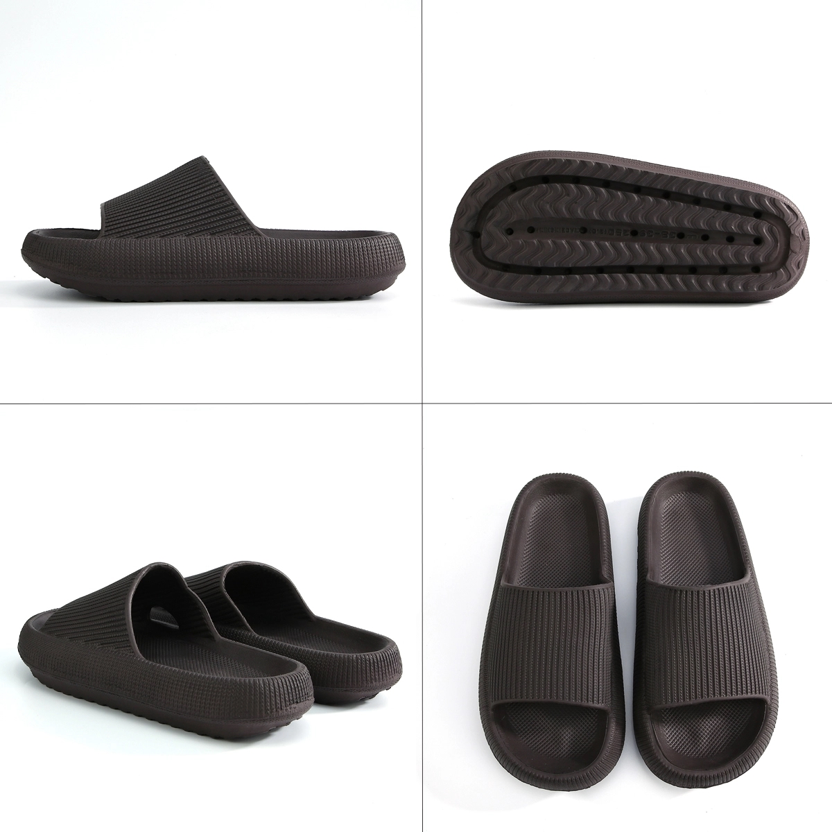 Cushioned Thick Sole Shower Slippers For Women And Men 5