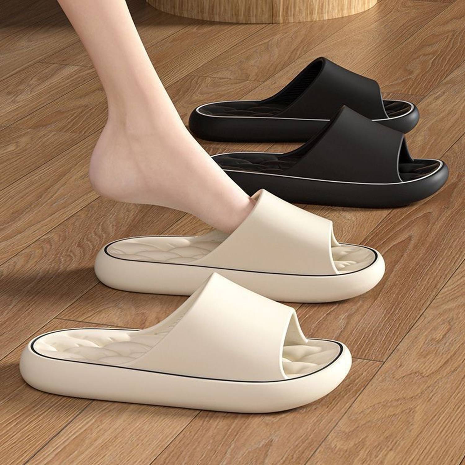 EVA Soft Sole Quick Drying Breathable Bathroom Slippers 3