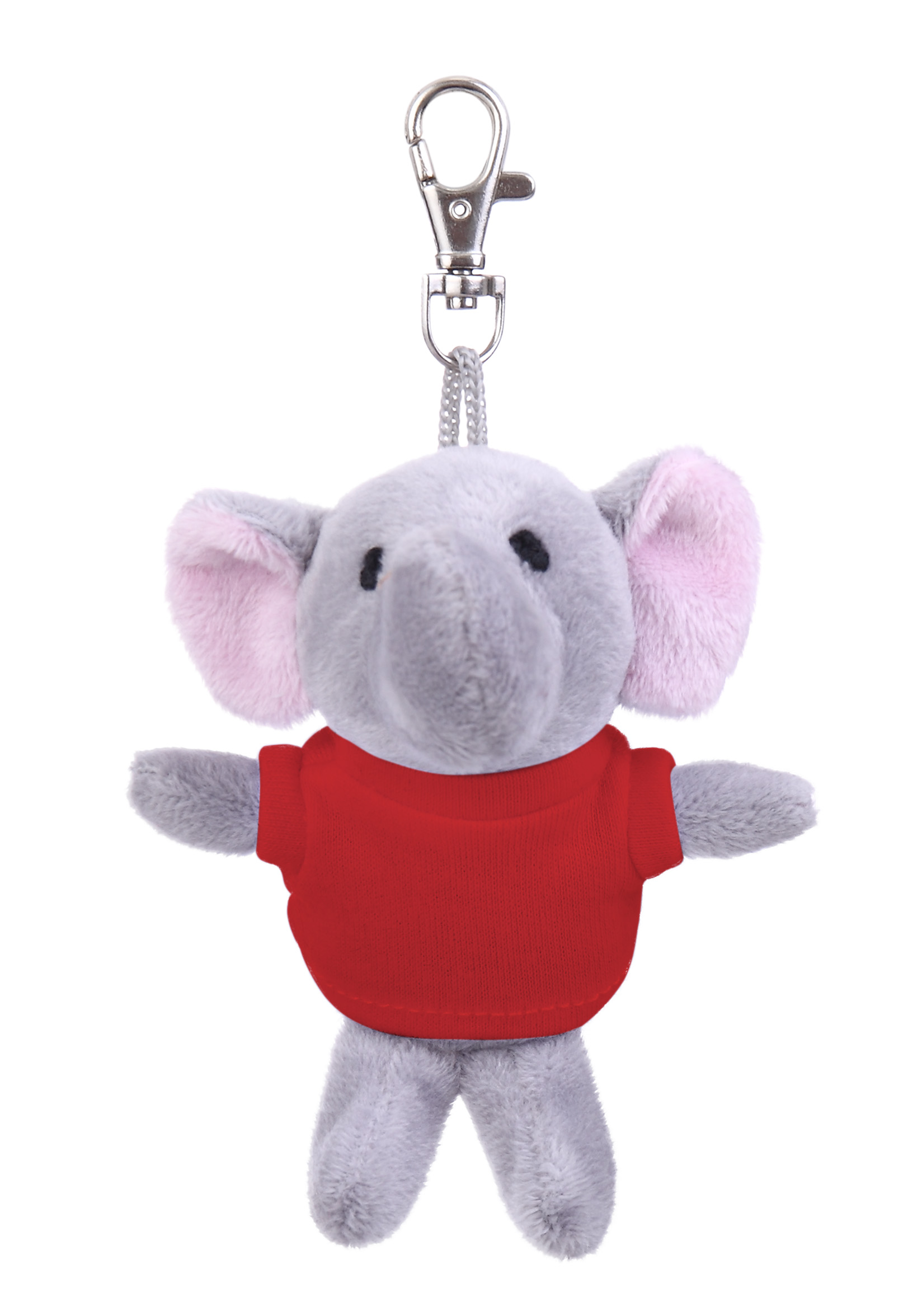Soft Plush Elephant Keychain with Tee 13