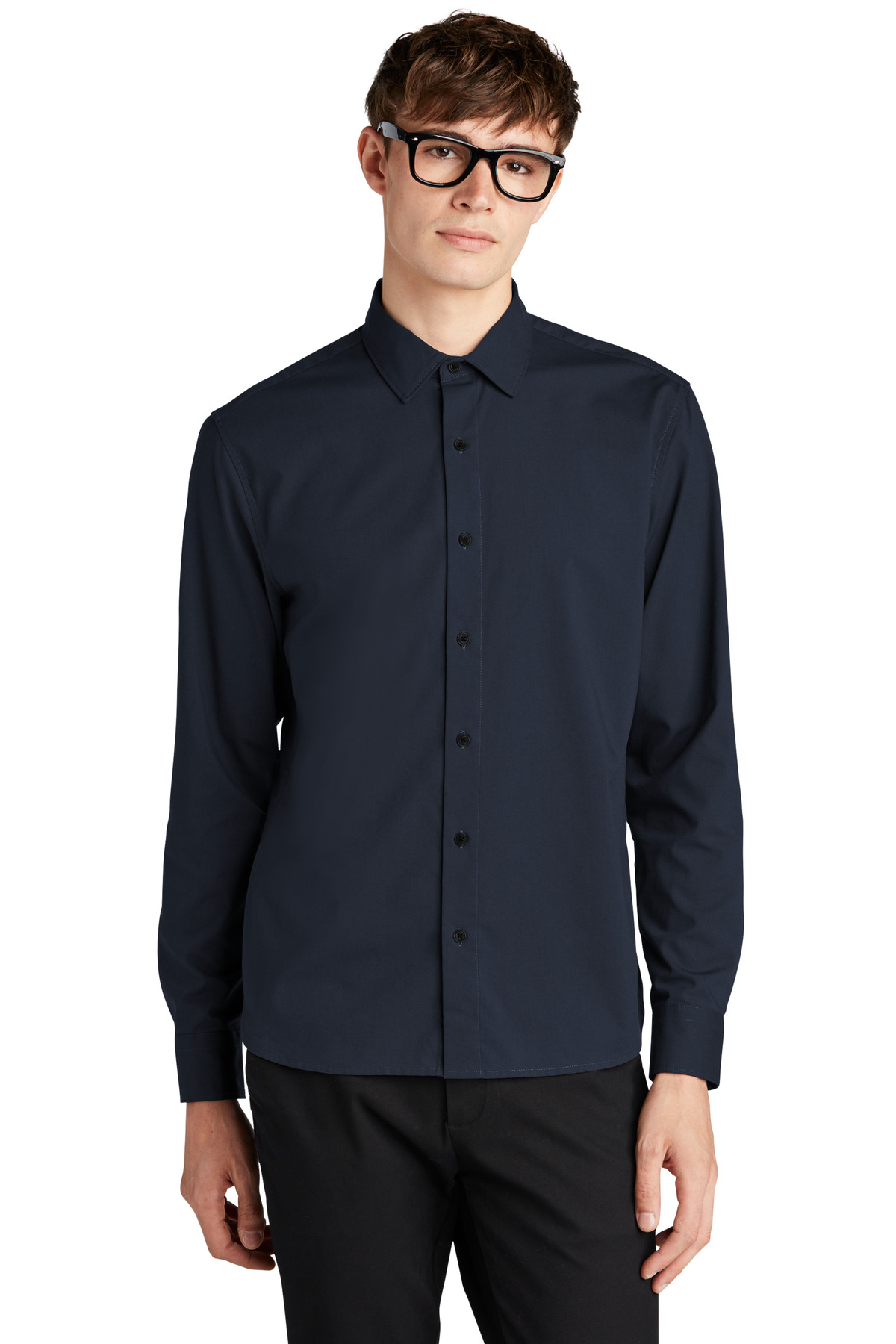 Mercer+Mettle Long Sleeve Stretch Woven Shirt MM2000 27