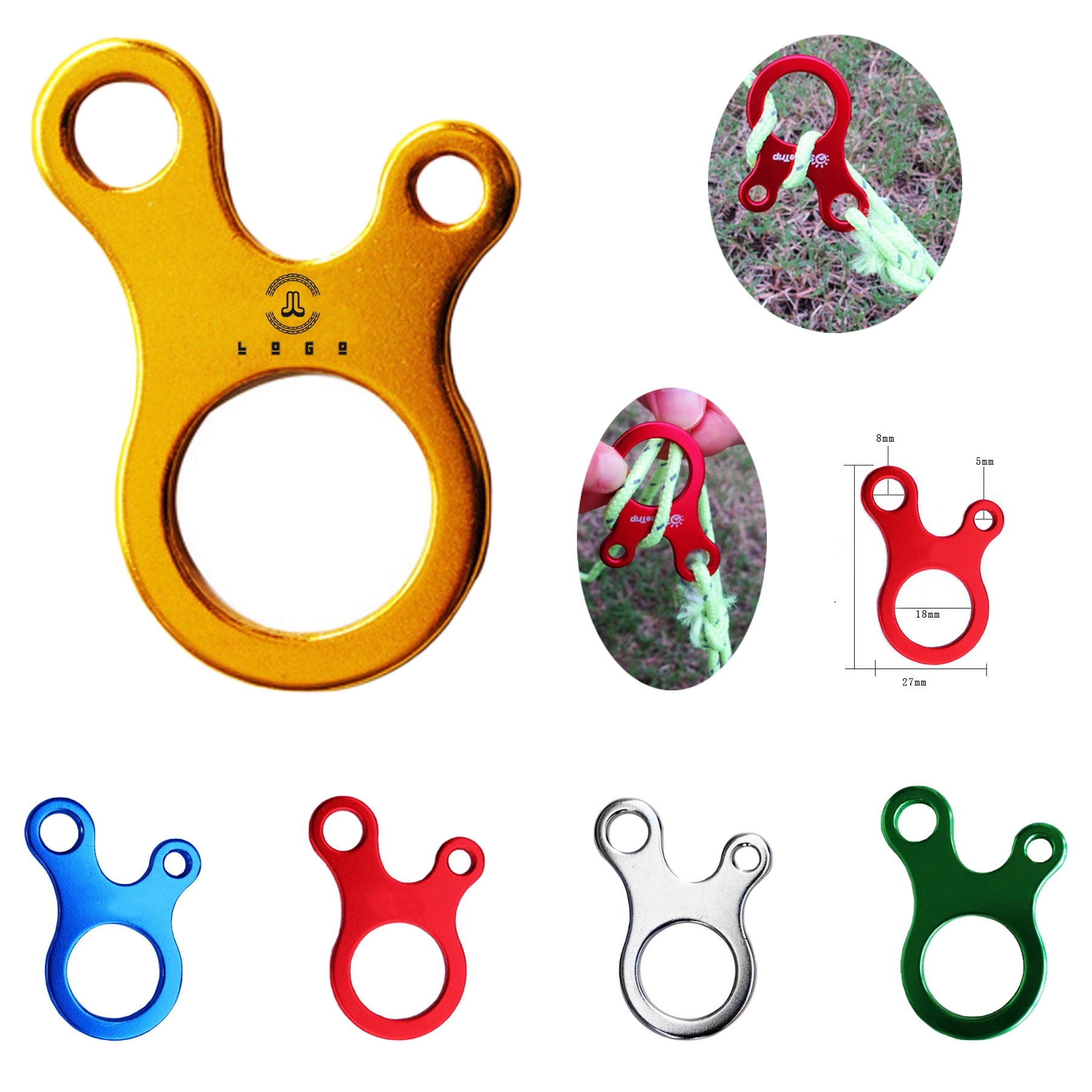 Outdoor Wind Rope Buckle 2
