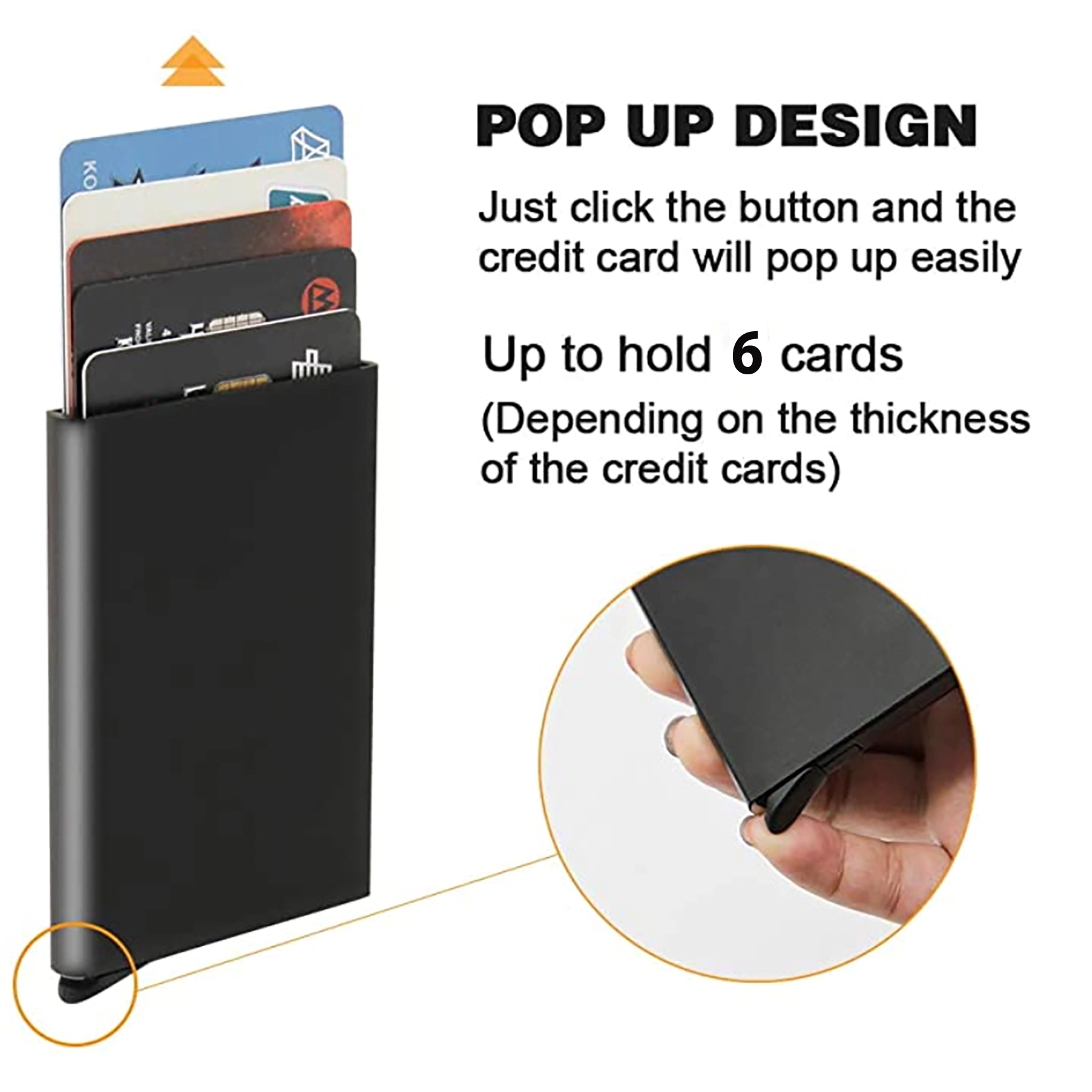 RFID Pop Up Wallet Credit Card Holder 4