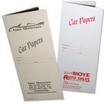 Car Papers Document Folder 2